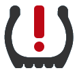 Icon for tyre pressure warning